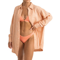 RHYTHM OVERSIZED SHIRT - ORANGE